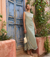ARTEMISE DRESS -- SAGE