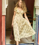 ASHLYNN DRESS -- SUNSHINE PRAIRIE ROSE
